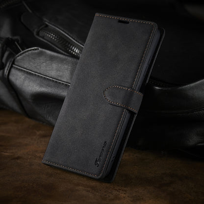 Forwenw F1 Series Matte Strong Magnetism Horizontal Flip Leather Case with Holder & Card Slots & Wallet & Photo Frame, For Samsung Galaxy A52, For Samsung Galaxy A72