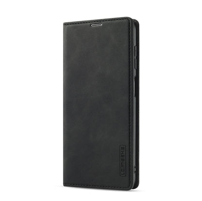 LC.IMEEKE Strong Magnetism Ultra-thin Horizontal Flip Matte TPU + PU Leather Case with Holder & Card Slots & Wallet, For Samsung Galaxy A12, For Samsung Galaxy A52 5G / 4G, For Samsung Galaxy A72 5G / 4G, For SamsungGalaxy A52 5G / 4G