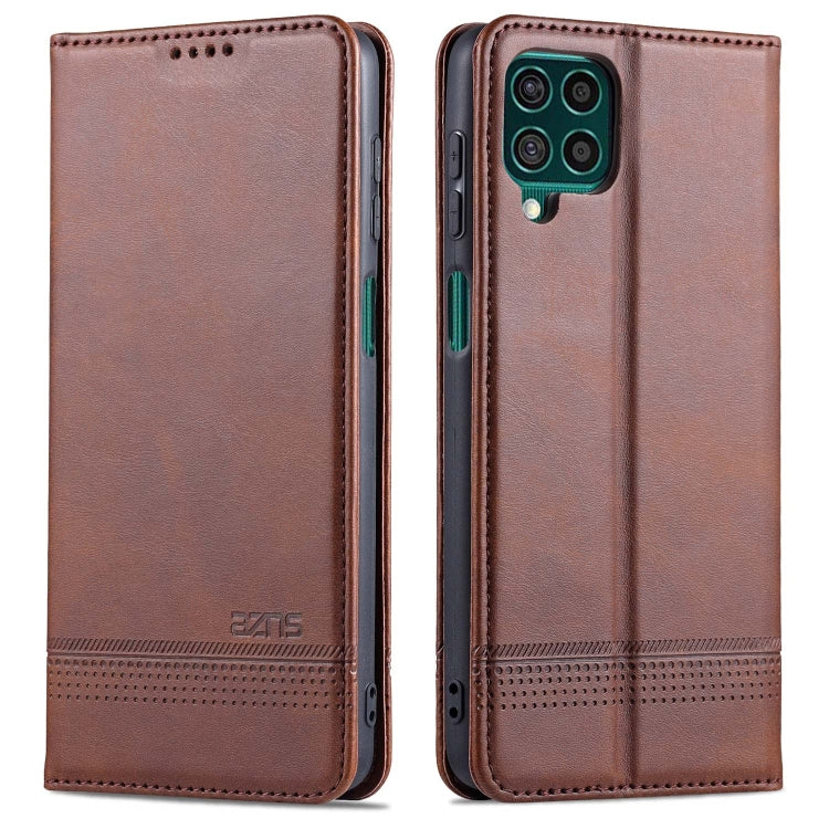 For Samsung Galaxy M62 / F62 AZNS Magnetic Calf Texture Horizontal Flip Leather Case with Card Slots & Holder & Wallet, For Samsung Galaxy M62 / F62