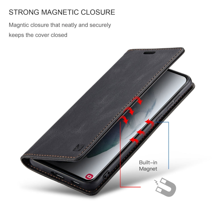 AutSpace A01 Retro Skin-feel Crazy Horse Texture Horizontal Flip Leather Case with Holder & Card Slots & Wallet & RFID, For Samsung Galaxy S21 5G, For Samsung Galaxy S21+ 5G, For Samsung Galaxy S21 Ultra 5G, For Samsung Galaxy S20, For Samsung Galaxy S...