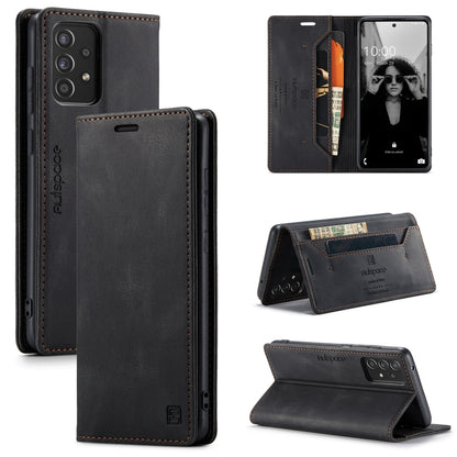 AutSpace A01 Retro Skin-feel Crazy Horse Texture Horizontal Flip Leather Case with Holder & Card Slots & Wallet & RFID, For Samsung Galaxy S21 5G, For Samsung Galaxy S21+ 5G, For Samsung Galaxy S21 Ultra 5G, For Samsung Galaxy S20, For Samsung Galaxy S...