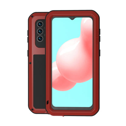 LOVE MEI Metal Shockproof Waterproof Dustproof Protective Case with Glass, For Samsung Galaxy A32 5G, For Samsung Galaxy A42, For Samsung Galaxy A52 5G / 4G, For Samsung Galaxy S21 5G, For Samsung Galaxy S21+ 5G, For Samsung Galaxy A72 5G / 4G