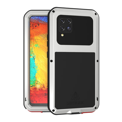 LOVE MEI Metal Shockproof Waterproof Dustproof Protective Case with Glass, For Samsung Galaxy A32 5G, For Samsung Galaxy A42, For Samsung Galaxy A52 5G / 4G, For Samsung Galaxy S21 5G, For Samsung Galaxy S21+ 5G, For Samsung Galaxy A72 5G / 4G