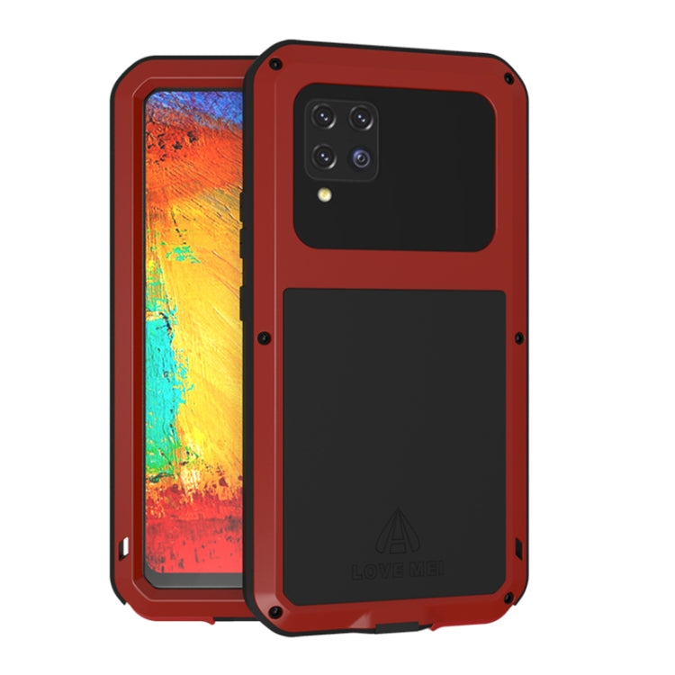 LOVE MEI Metal Shockproof Waterproof Dustproof Protective Case with Glass, For Samsung Galaxy A32 5G, For Samsung Galaxy A42, For Samsung Galaxy A52 5G / 4G, For Samsung Galaxy S21 5G, For Samsung Galaxy S21+ 5G, For Samsung Galaxy A72 5G / 4G