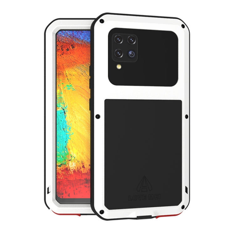 LOVE MEI Metal Shockproof Waterproof Dustproof Protective Case with Glass, For Samsung Galaxy A32 5G, For Samsung Galaxy A42, For Samsung Galaxy A52 5G / 4G, For Samsung Galaxy S21 5G, For Samsung Galaxy S21+ 5G, For Samsung Galaxy A72 5G / 4G
