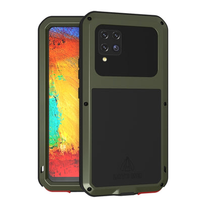 LOVE MEI Metal Shockproof Waterproof Dustproof Protective Case with Glass, For Samsung Galaxy A32 5G, For Samsung Galaxy A42, For Samsung Galaxy A52 5G / 4G, For Samsung Galaxy S21 5G, For Samsung Galaxy S21+ 5G, For Samsung Galaxy A72 5G / 4G