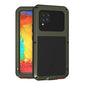LOVE MEI Metal Shockproof Waterproof Dustproof Protective Case with Glass, For Samsung Galaxy A32 5G, For Samsung Galaxy A42, For Samsung Galaxy A52 5G / 4G, For Samsung Galaxy S21 5G, For Samsung Galaxy S21+ 5G, For Samsung Galaxy A72 5G / 4G