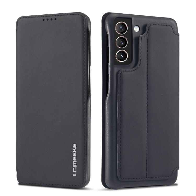 For Samsung Galaxy S21 FE LC.IMEEKE Hon Ancient Series Horizontal Flip Leather Case with Holder & Card Slot, For Samsung Galaxy S21 FE