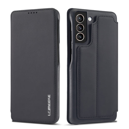 For Samsung Galaxy S21 FE LC.IMEEKE Hon Ancient Series Horizontal Flip Leather Case with Holder & Card Slot, For Samsung Galaxy S21 FE