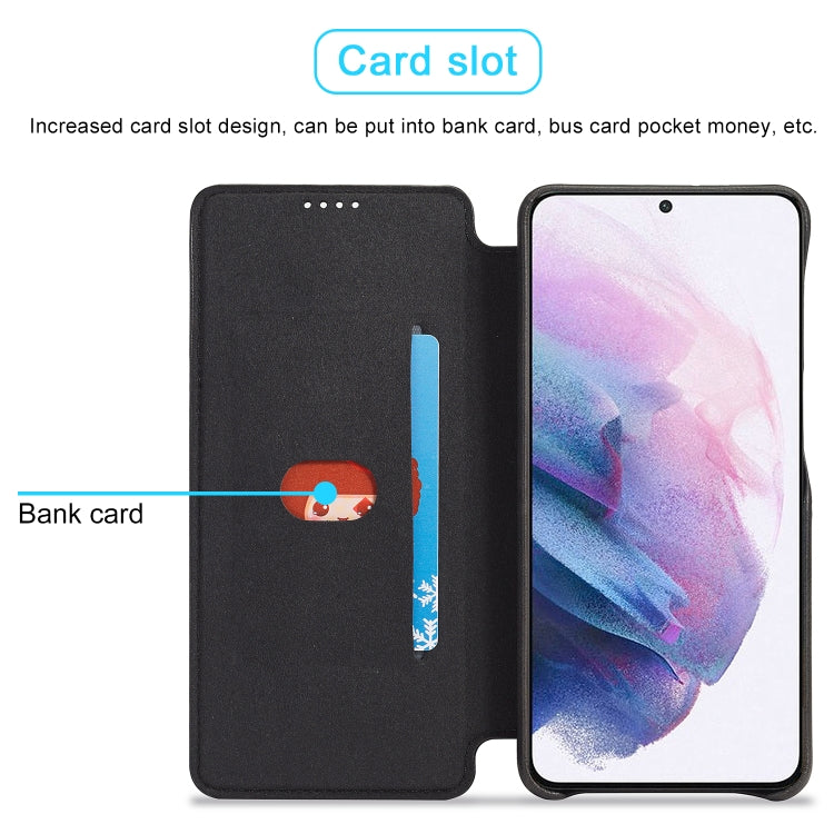 For Samsung Galaxy S21 FE LC.IMEEKE Hon Ancient Series Horizontal Flip Leather Case with Holder & Card Slot, For Samsung Galaxy S21 FE