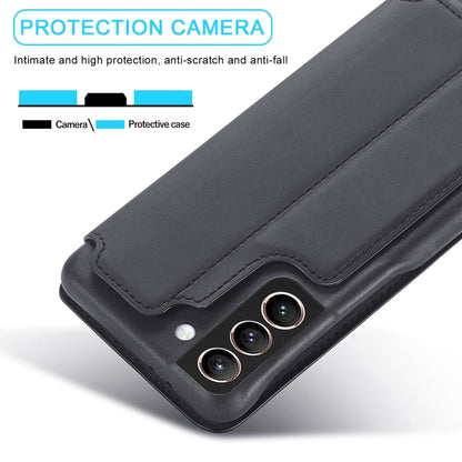 For Samsung Galaxy S21 FE LC.IMEEKE Hon Ancient Series Horizontal Flip Leather Case with Holder & Card Slot, For Samsung Galaxy S21 FE