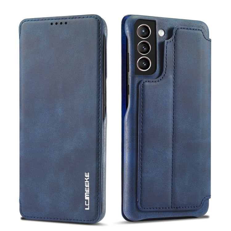 For Samsung Galaxy S21 FE LC.IMEEKE Hon Ancient Series Horizontal Flip Leather Case with Holder & Card Slot, For Samsung Galaxy S21 FE