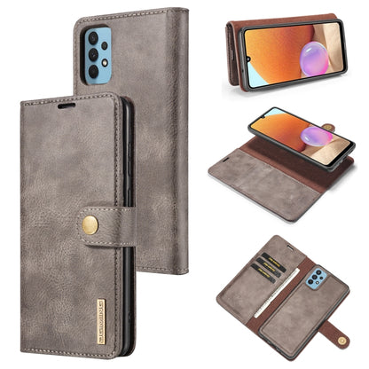 DG.MING Crazy Horse Texture Flip Detachable Magnetic Leather Case with Holder & Card Slots & Wallet, For Samsung Galaxy A32 4G, For OnePlus 9, For OnePlus 9 Pro