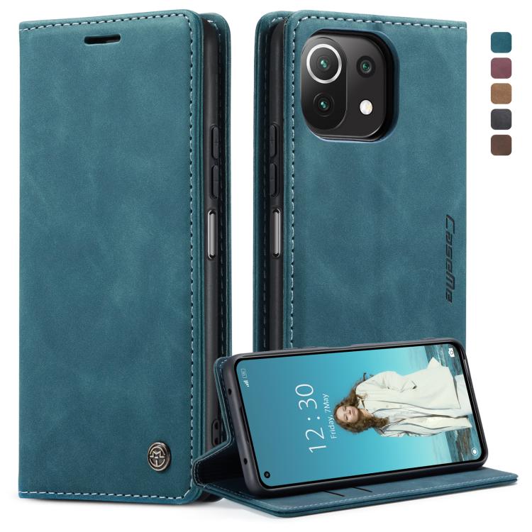 CaseMe 013 Multifunctional Horizontal Flip Leather Case, with Card Slot & Holder & Wallet, For Xiaomi Mi 11 Lite, For Samsung Galaxy S21 FE