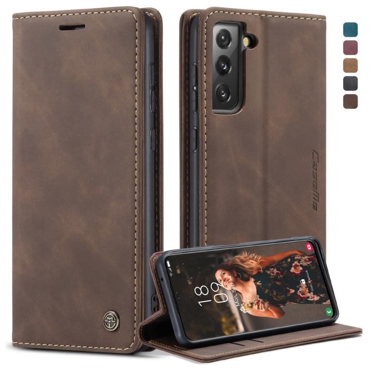 CaseMe 013 Multifunctional Horizontal Flip Leather Case, with Card Slot & Holder & Wallet, For Xiaomi Mi 11 Lite, For Samsung Galaxy S21 FE