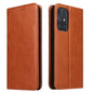 Fierre Shann PU Genuine Leather Texture Horizontal Flip Leather Case with Holder & Card Slots & Wallet, For Samsung Galaxy A32 5G, For Samsung Galaxy A72 5G, For Samsung Galaxy A52 5G