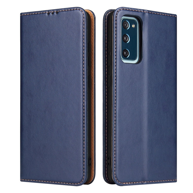 Fierre Shann PU Genuine Leather Texture Horizontal Flip Leather Case with Holder & Card Slots & Wallet, For Samsung Galaxy A32 5G, For Samsung Galaxy A72 5G, For Samsung Galaxy A52 5G
