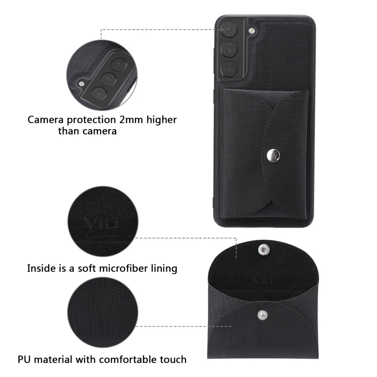 ViLi T Series TPU + PU Woven Fabric Magnetic Protective Case with Wallet, For Samsung Galaxy A12, For Samsung Galaxy A72 5G, For Samsung Galaxy S21 Ultra 5G, For Samsung Galaxy S21+ 5G, For Samsung Galaxy S21 5G, For Samsung Galaxy A32 5G��������������...