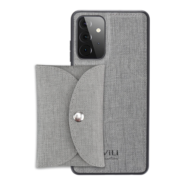 ViLi T Series TPU + PU Woven Fabric Magnetic Protective Case with Wallet, For Samsung Galaxy A12, For Samsung Galaxy A72 5G, For Samsung Galaxy S21 Ultra 5G, For Samsung Galaxy S21+ 5G, For Samsung Galaxy S21 5G, For Samsung Galaxy A32 5G��������������...
