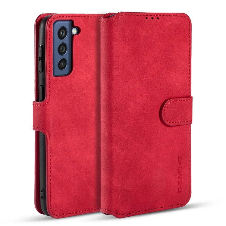 DG.MING Retro Oil Side Horizontal Flip Leather Case with Holder & Card Slots & Wallet, For Samsung Galaxy S21 FE, For Samsung Galaxy A32 4G, For Xiaomi Redmi Note 10 Pro, For OnePlus 9, For OnePlus 9 Pro