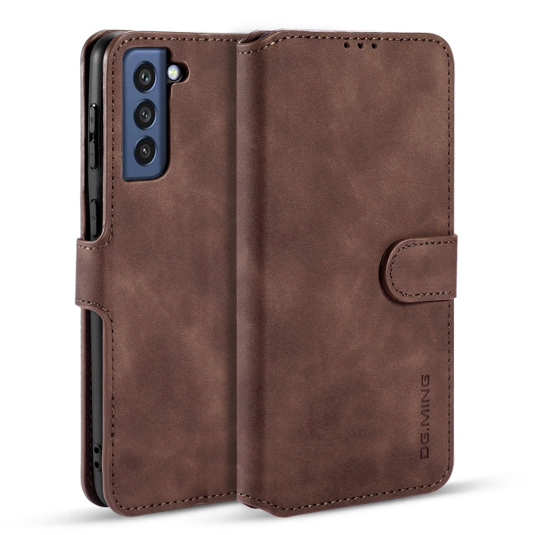 DG.MING Retro Oil Side Horizontal Flip Leather Case with Holder & Card Slots & Wallet, For Samsung Galaxy S21 FE, For Samsung Galaxy A32 4G, For Xiaomi Redmi Note 10 Pro, For OnePlus 9, For OnePlus 9 Pro