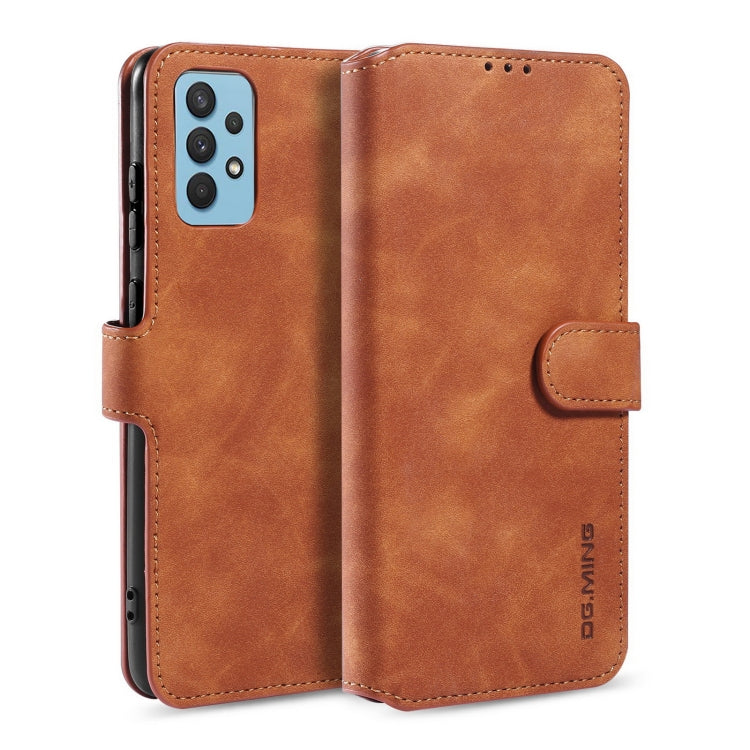 DG.MING Retro Oil Side Horizontal Flip Leather Case with Holder & Card Slots & Wallet, For Samsung Galaxy S21 FE, For Samsung Galaxy A32 4G, For Xiaomi Redmi Note 10 Pro, For OnePlus 9, For OnePlus 9 Pro