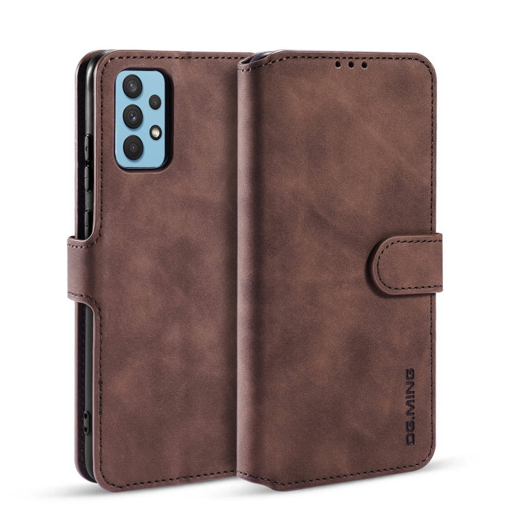 DG.MING Retro Oil Side Horizontal Flip Leather Case with Holder & Card Slots & Wallet, For Samsung Galaxy S21 FE, For Samsung Galaxy A32 4G, For Xiaomi Redmi Note 10 Pro, For OnePlus 9, For OnePlus 9 Pro