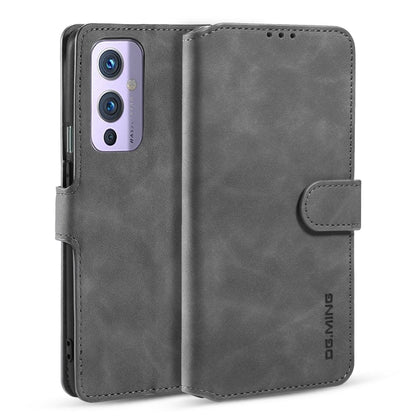 DG.MING Retro Oil Side Horizontal Flip Leather Case with Holder & Card Slots & Wallet, For Samsung Galaxy S21 FE, For Samsung Galaxy A32 4G, For Xiaomi Redmi Note 10 Pro, For OnePlus 9, For OnePlus 9 Pro