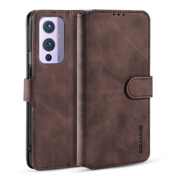 DG.MING Retro Oil Side Horizontal Flip Leather Case with Holder & Card Slots & Wallet, For Samsung Galaxy S21 FE, For Samsung Galaxy A32 4G, For Xiaomi Redmi Note 10 Pro, For OnePlus 9, For OnePlus 9 Pro