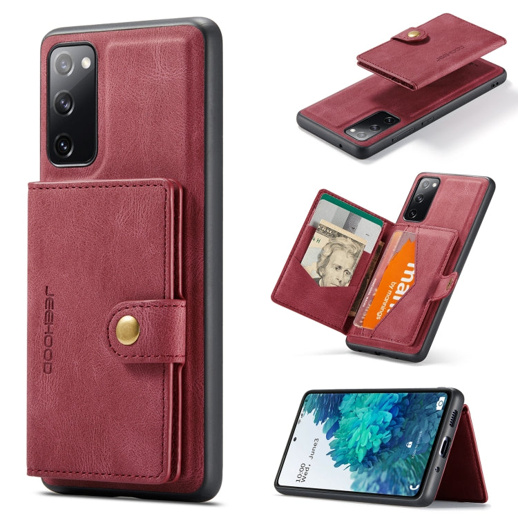 JEEHOOD Retro Magnetic Detachable Protective Case with Wallet & Card Slot & Holder, For Samsung Galaxy A32 5G, For Samsung Galaxy S20 FE, For Samsung Galaxy S20, For Samsung Galaxy S20+, For Samsung Galaxy S20 Ultra 5G, For Samsung Galaxy Note20 Ultra�...