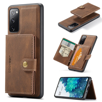 JEEHOOD Retro Magnetic Detachable Protective Case with Wallet & Card Slot & Holder, For Samsung Galaxy A32 5G, For Samsung Galaxy S20 FE, For Samsung Galaxy S20, For Samsung Galaxy S20+, For Samsung Galaxy S20 Ultra 5G, For Samsung Galaxy Note20 Ultra�...