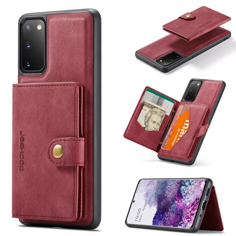 JEEHOOD Retro Magnetic Detachable Protective Case with Wallet & Card Slot & Holder, For Samsung Galaxy A32 5G, For Samsung Galaxy S20 FE, For Samsung Galaxy S20, For Samsung Galaxy S20+, For Samsung Galaxy S20 Ultra 5G, For Samsung Galaxy Note20 Ultra�...