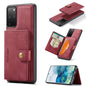 JEEHOOD Retro Magnetic Detachable Protective Case with Wallet & Card Slot & Holder, For Samsung Galaxy A32 5G, For Samsung Galaxy S20 FE, For Samsung Galaxy S20, For Samsung Galaxy S20+, For Samsung Galaxy S20 Ultra 5G, For Samsung Galaxy Note20 Ultra�...