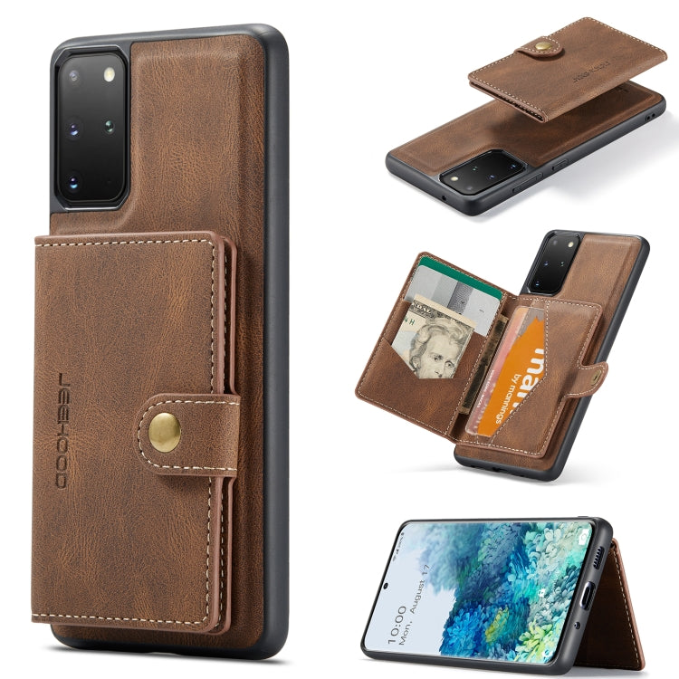 JEEHOOD Retro Magnetic Detachable Protective Case with Wallet & Card Slot & Holder, For Samsung Galaxy A32 5G, For Samsung Galaxy S20 FE, For Samsung Galaxy S20, For Samsung Galaxy S20+, For Samsung Galaxy S20 Ultra 5G, For Samsung Galaxy Note20 Ultra�...