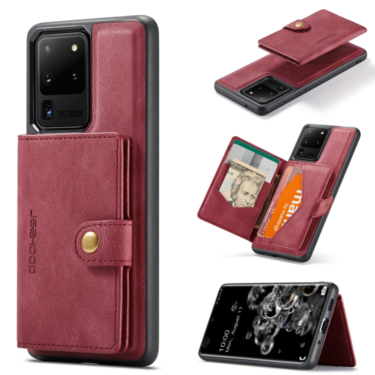 JEEHOOD Retro Magnetic Detachable Protective Case with Wallet & Card Slot & Holder, For Samsung Galaxy A32 5G, For Samsung Galaxy S20 FE, For Samsung Galaxy S20, For Samsung Galaxy S20+, For Samsung Galaxy S20 Ultra 5G, For Samsung Galaxy Note20 Ultra�...