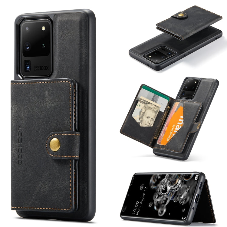 JEEHOOD Retro Magnetic Detachable Protective Case with Wallet & Card Slot & Holder, For Samsung Galaxy A32 5G, For Samsung Galaxy S20 FE, For Samsung Galaxy S20, For Samsung Galaxy S20+, For Samsung Galaxy S20 Ultra 5G, For Samsung Galaxy Note20 Ultra�...