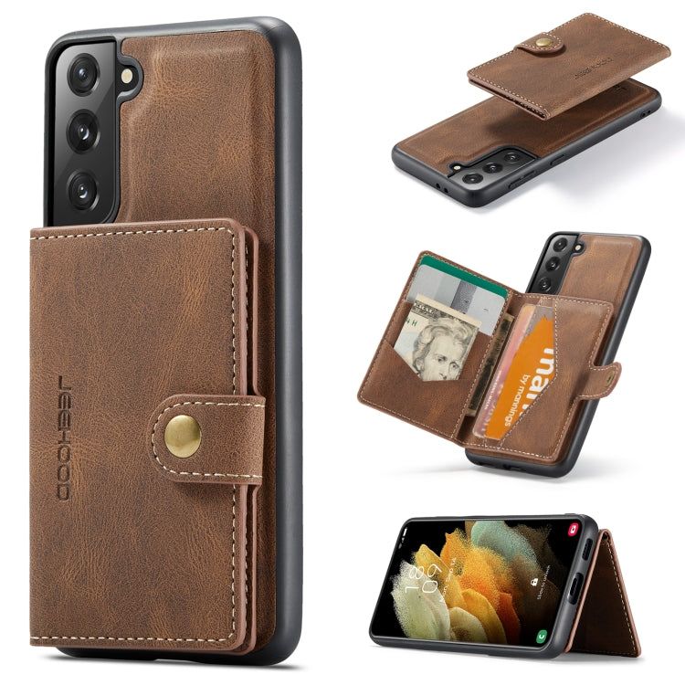 JEEHOOD Retro Magnetic Detachable Protective Case with Wallet & Card Slot & Holder, For Samsung Galaxy A32 5G, For Samsung Galaxy S20 FE, For Samsung Galaxy S20, For Samsung Galaxy S20+, For Samsung Galaxy S20 Ultra 5G, For Samsung Galaxy Note20 Ultra�...
