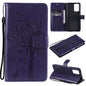 Tree & Cat Pattern Pressed Printing Horizontal Flip PU Leather Case with Holder & Card Slots & Wallet & Lanyard, For Xiaomi Redmi Note 10 4G, For Xiaomi Redmi Note 10 Pro, For Samsung Galaxy A32 4G, For Samsung Galaxy S21 FE, For Xiaomi Mi 11 Lite 5G��...