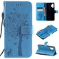 Tree & Cat Pattern Pressed Printing Horizontal Flip PU Leather Case with Holder & Card Slots & Wallet & Lanyard, For Xiaomi Redmi Note 10 4G, For Xiaomi Redmi Note 10 Pro, For Samsung Galaxy A32 4G, For Samsung Galaxy S21 FE, For Xiaomi Mi 11 Lite 5G��...