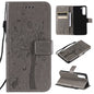 Tree & Cat Pattern Pressed Printing Horizontal Flip PU Leather Case with Holder & Card Slots & Wallet & Lanyard, For Xiaomi Redmi Note 10 4G, For Xiaomi Redmi Note 10 Pro, For Samsung Galaxy A32 4G, For Samsung Galaxy S21 FE, For Xiaomi Mi 11 Lite 5G��...