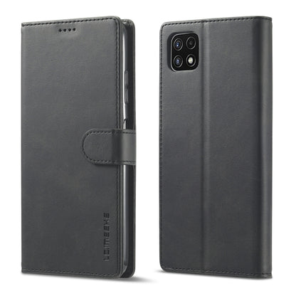 LC.IMEEKE Calf Texture Horizontal Flip Leather Case with Holder & Card Slots & Wallet, For Samsung Galaxy A22 5G