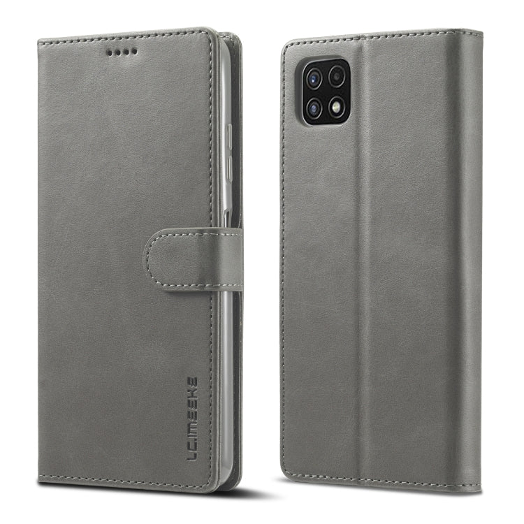 LC.IMEEKE Calf Texture Horizontal Flip Leather Case with Holder & Card Slots & Wallet, For Samsung Galaxy A22 5G