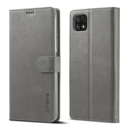 LC.IMEEKE Calf Texture Horizontal Flip Leather Case with Holder & Card Slots & Wallet, For Samsung Galaxy A22 5G