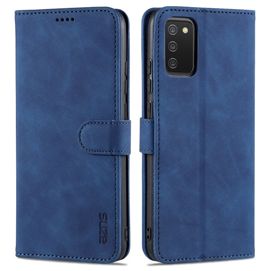 AZNS Skin Feel Calf Texture Horizontal Flip Leather Case with Card Slots & Holder & Wallet, For Samsung Galaxy A02, For Samsung Galaxy A02s