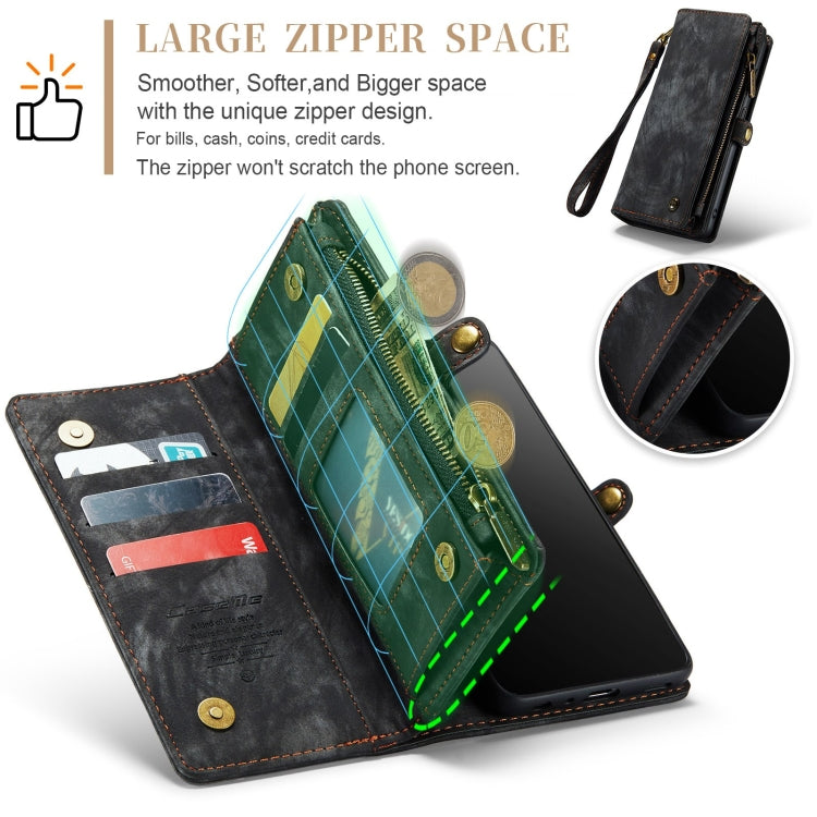 CaseMe Detachable Multifunctional Horizontal Flip Leather Case, with Card Slot & Holder & Zipper Wallet & Photo Frame, For Samsung Galaxy A12, For Samsung Galaxy A32 5G