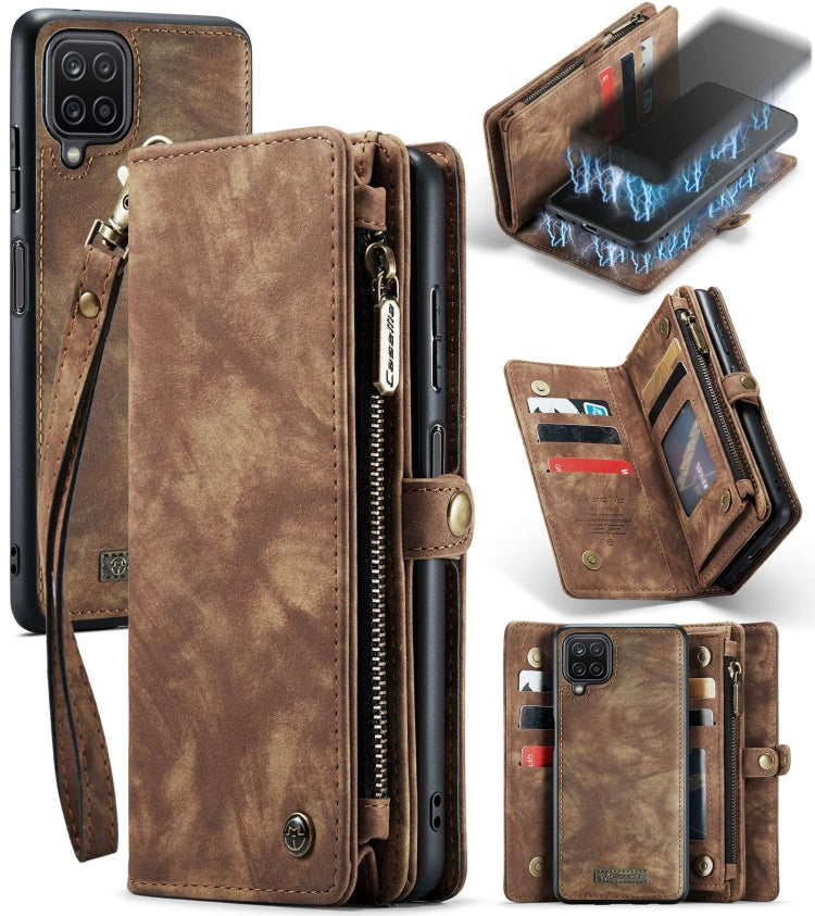 CaseMe Detachable Multifunctional Horizontal Flip Leather Case, with Card Slot & Holder & Zipper Wallet & Photo Frame, For Samsung Galaxy A12, For Samsung Galaxy A32 5G