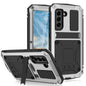 R-JUST Shockproof Waterproof Dust-proof Metal + Silicone Protective Case with Holder, For Samsung Galaxy S21 FE