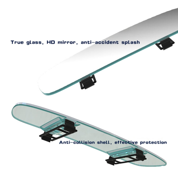 Car Rearview Retrofit Frameless Clear Large Mirror, 3R-334 Planemirror 250mm, 3R-335 Planemirror 270mm, 3R-336 Planemirror 300mm, 3R-338 Curved Mirror 270mm, 3R-339 Curved Mirror 300mm