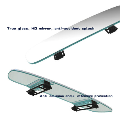 Car Rearview Retrofit Frameless Clear Large Mirror, 3R-334 Planemirror 250mm, 3R-335 Planemirror 270mm, 3R-336 Planemirror 300mm, 3R-338 Curved Mirror 270mm, 3R-339 Curved Mirror 300mm