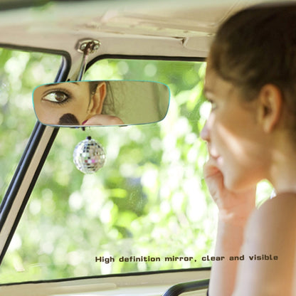 Car Rearview Retrofit Frameless Clear Large Mirror, 3R-334 Planemirror 250mm, 3R-335 Planemirror 270mm, 3R-336 Planemirror 300mm, 3R-338 Curved Mirror 270mm, 3R-339 Curved Mirror 300mm